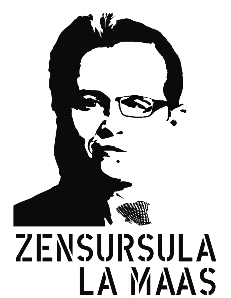 Schwarz Weiß Bild von Zensursula